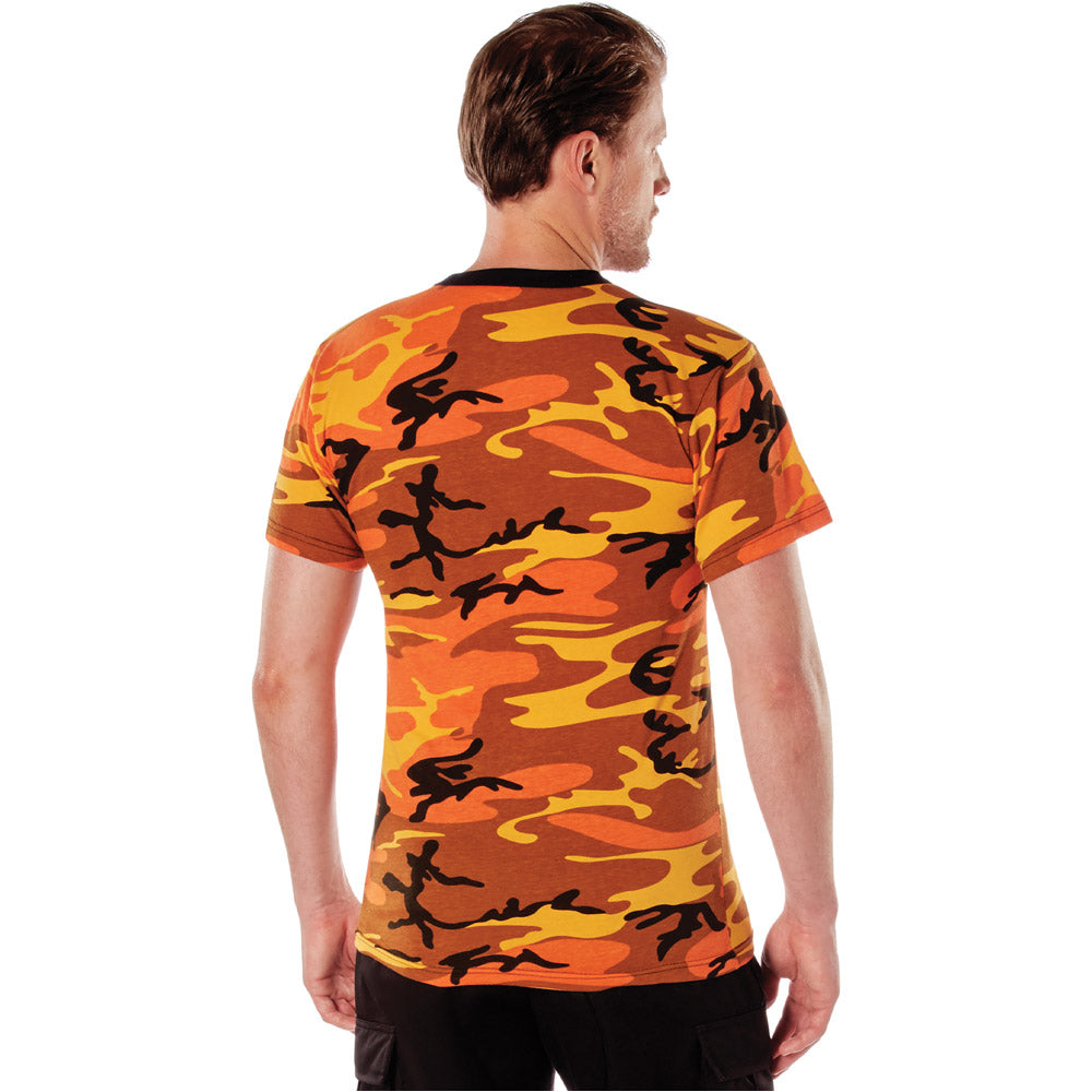 Savage Orange Camo Short Sleeve T-Shirt