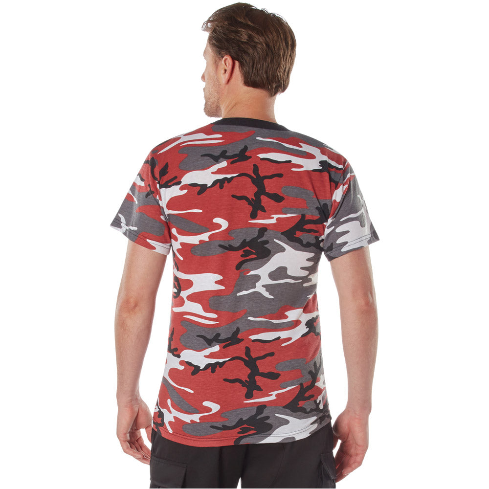 Red Camo Short Sleeve T-Shirt