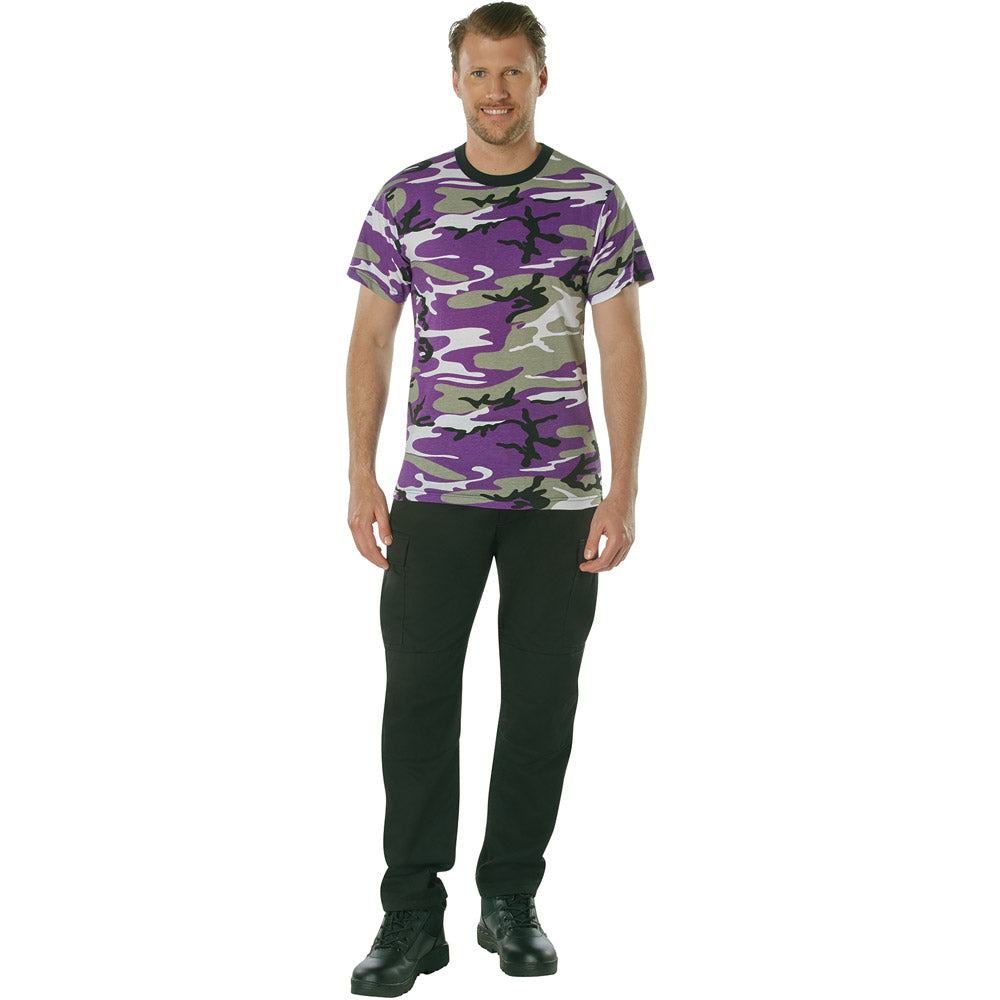 Ultra Violet Camo Short Sleeve T-Shirt