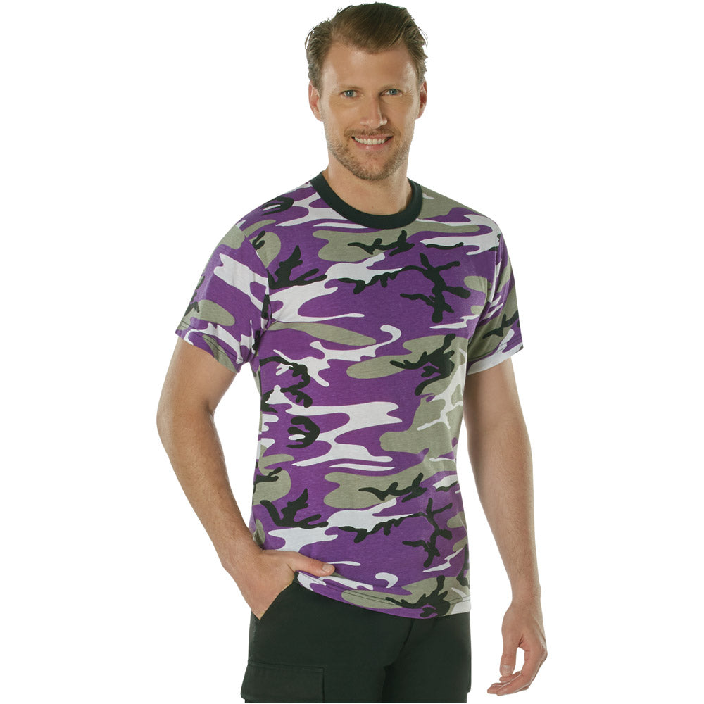 Ultra Violet Camo Short Sleeve T-Shirt