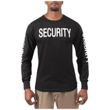 Long Sleeve Double Sided Security Shirt with Sleeve Print