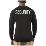 Long Sleeve Double Sided Security Shirt with Sleeve Print