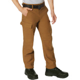 Rothco Active Flex Fleece Lined Cotton Canvas Work Pants