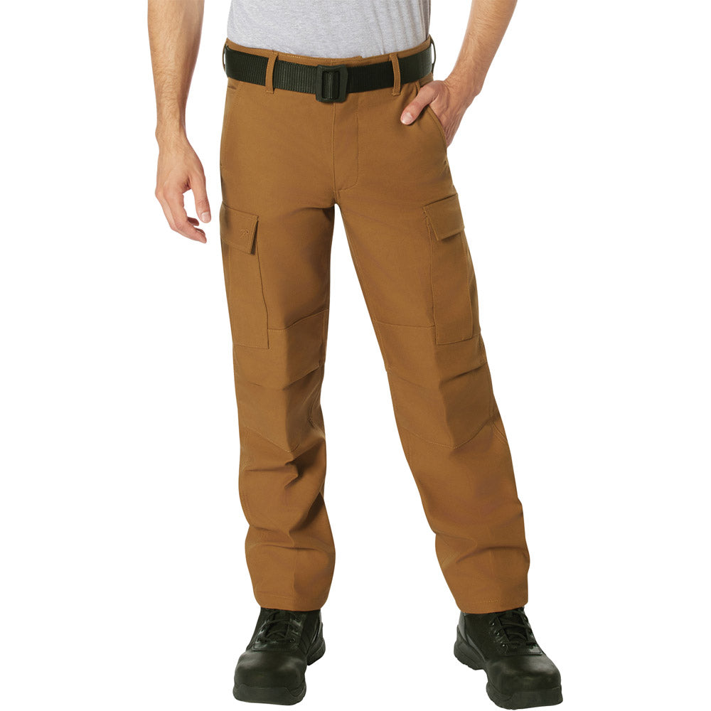 Rothco Active Flex Fleece Lined Cotton Canvas Work Pants