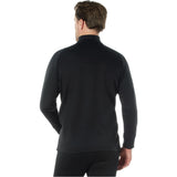 Military 1/4-Zip Black Heavyweight Thermal Shirt