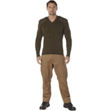 Olive Drab V-Neck Military Commando Sweater