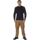 Navy Blue Crew Neck Acrylic Military Commando Sweater