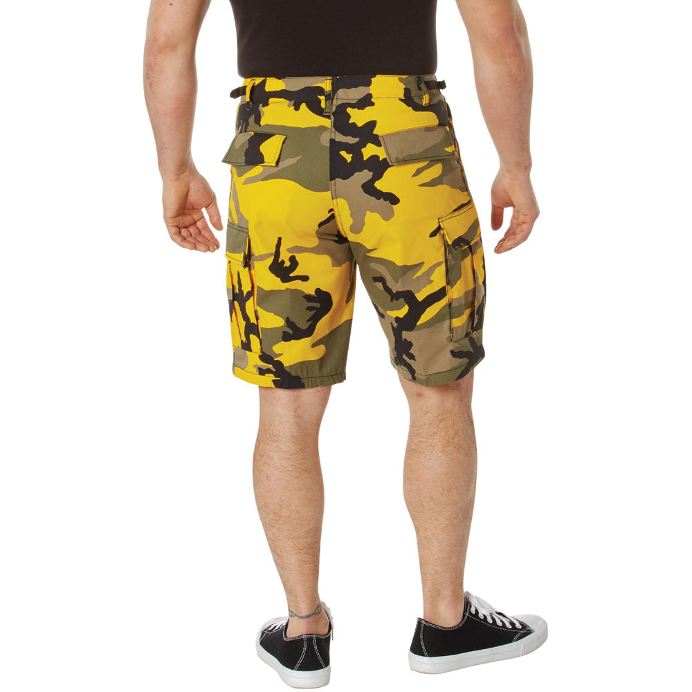 Men's Stinger Yellow Camouflage BDU Shorts