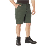 Olive Drab Military Style BDU Cargo Shorts