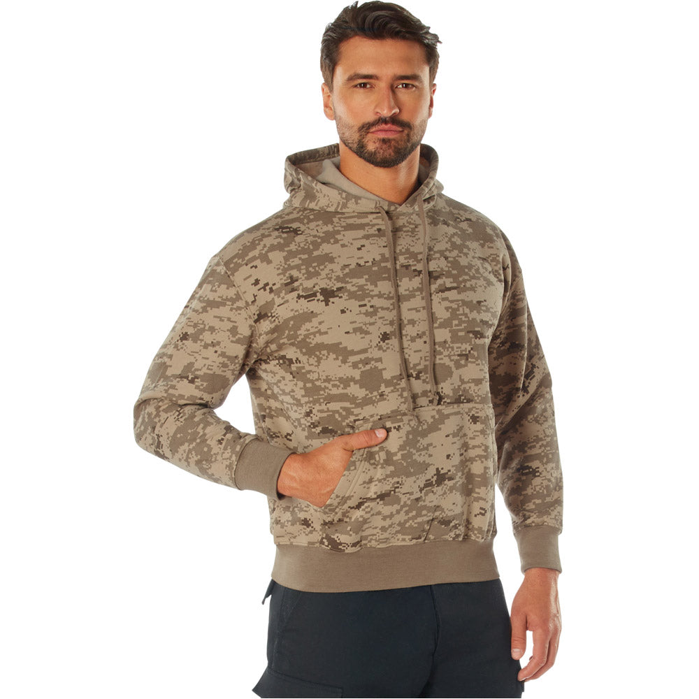 Desert Digital Camo Pullover Hooded Sweatshirt