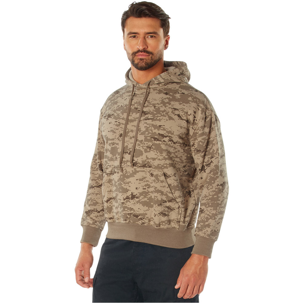 Desert Digital Camo Pullover Hooded Sweatshirt