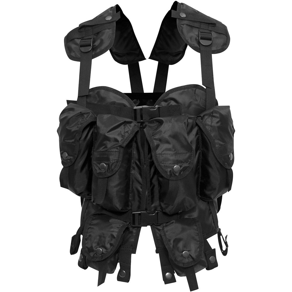 Basic Issue Black Tactical Assault Vest