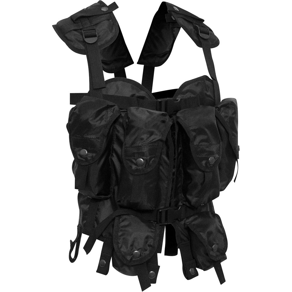 Basic Issue Black Tactical Assault Vest