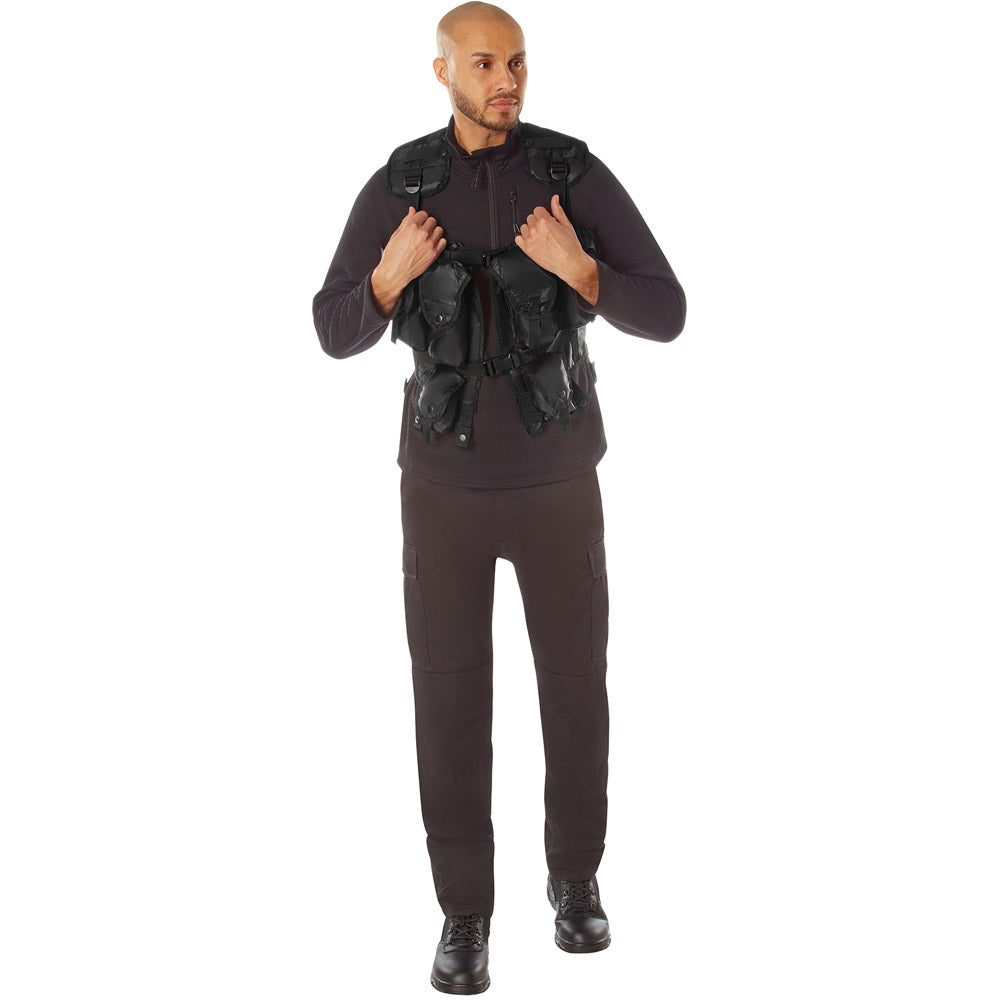 Basic Issue Black Tactical Assault Vest