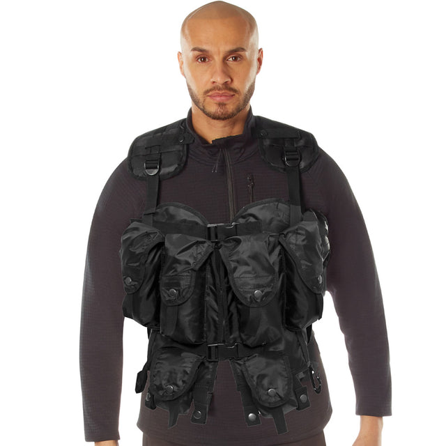 Basic Issue Black Tactical Assault Vest