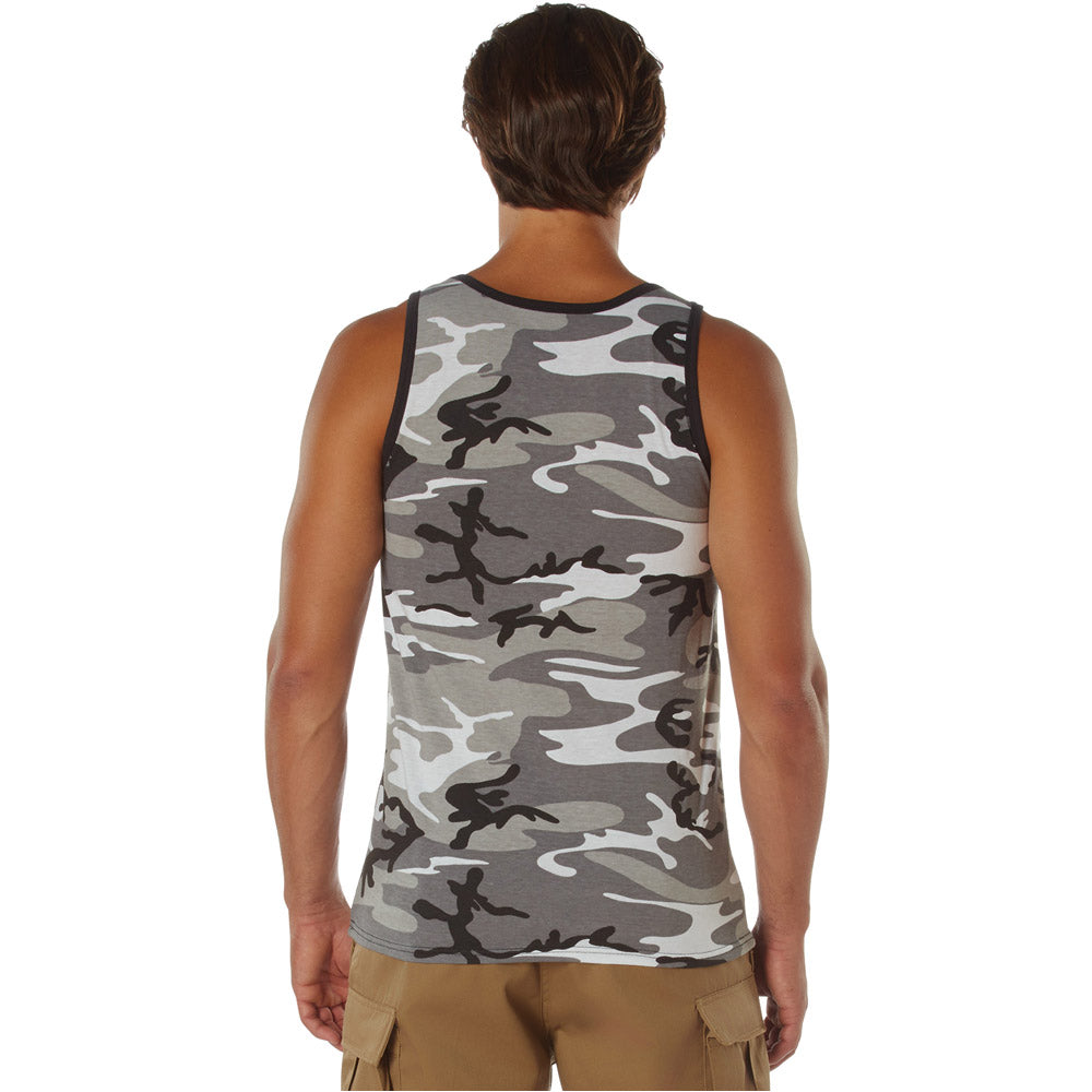 City Camouflage Military Tank Top