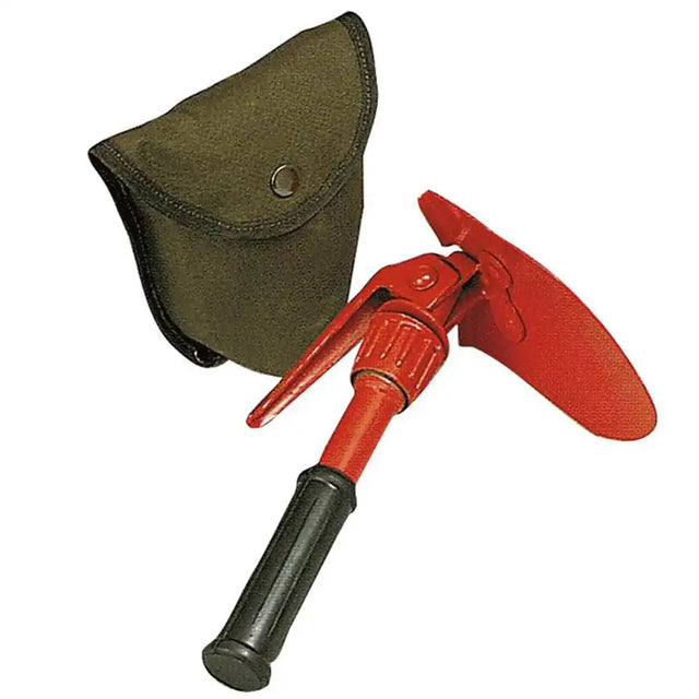 Orange Mini Pick & Shovel with Cover