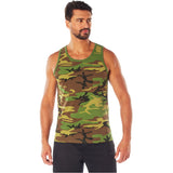 Woodland Camouflage Military Tank Top