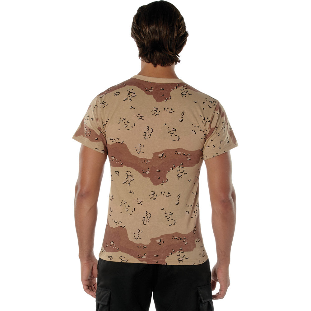 6-Color Desert Camouflage Short Sleeve T-Shirt