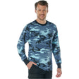 Sky Blue Camo Long Sleeve T-Shirt