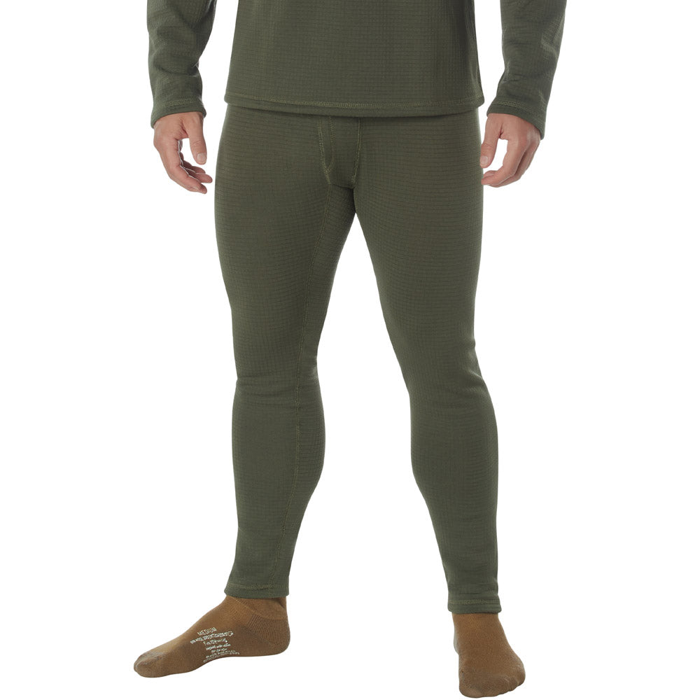 Olive Drab Level 2 Midweight Zip Top Military Thermal Pant