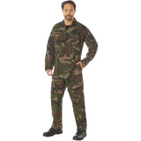 Woodland Camo Military Style Coveralls