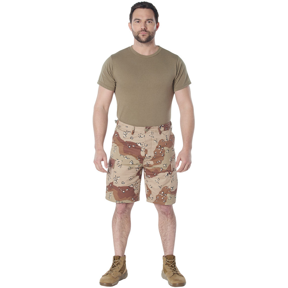 6-Color Desert Camouflage Military BDU Shorts