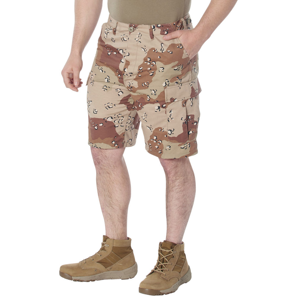 6-Color Desert Camouflage Military BDU Shorts