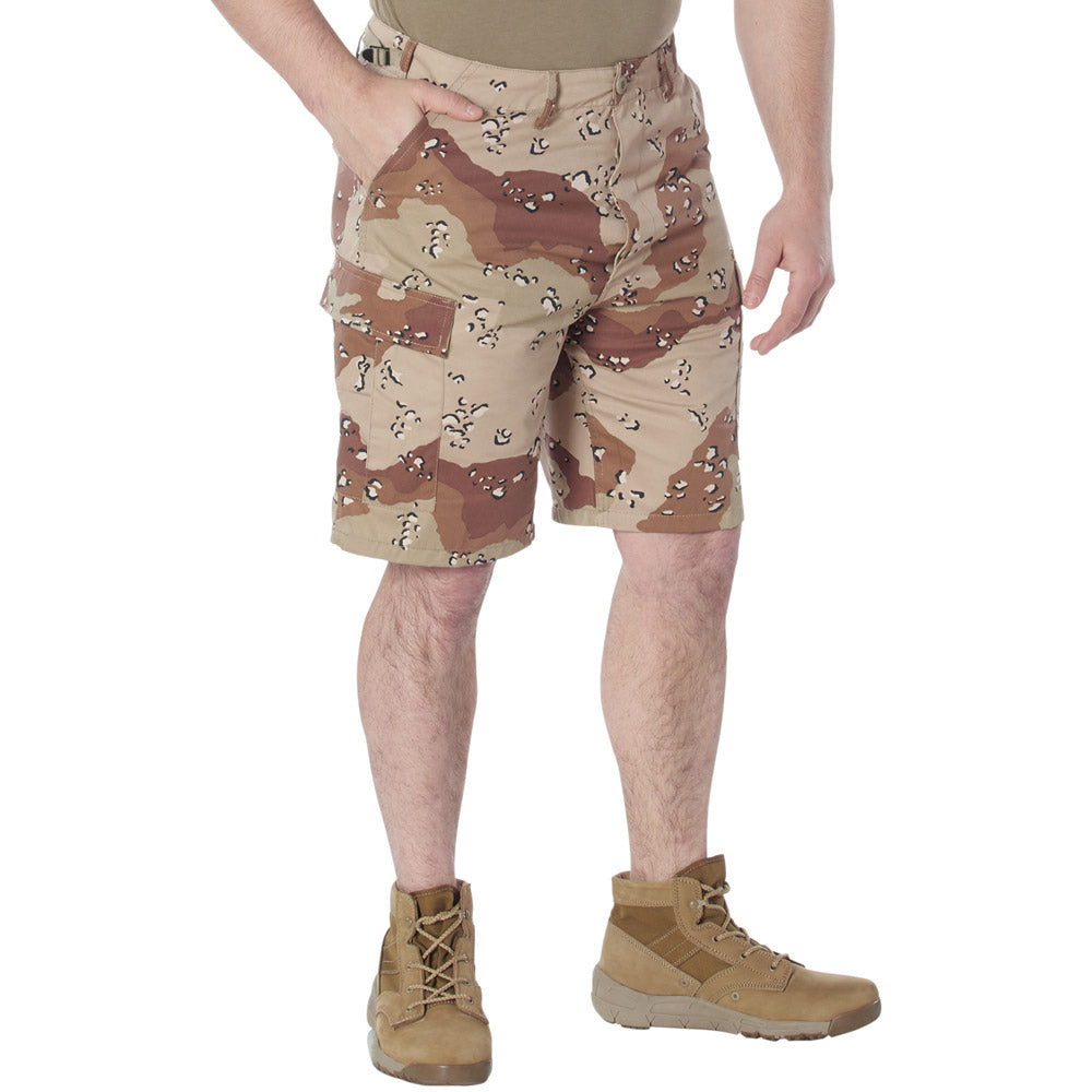 6-Color Desert Camouflage Military BDU Shorts