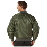 Men's MA-1 Flight Jacket with Removable Patches