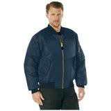 Men's MA-1 Flight Jacket with Removable Patches