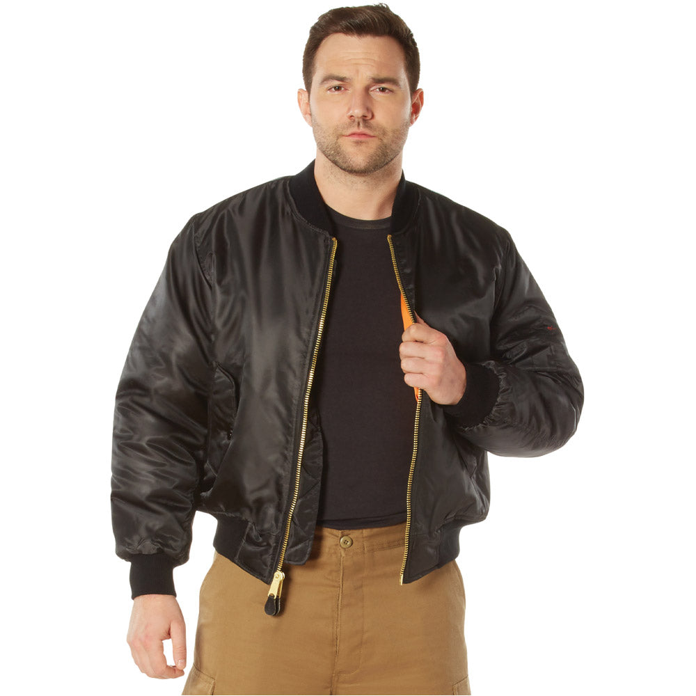 Black MA-1 Military Flight Jacket