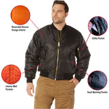 Black MA-1 Military Flight Jacket