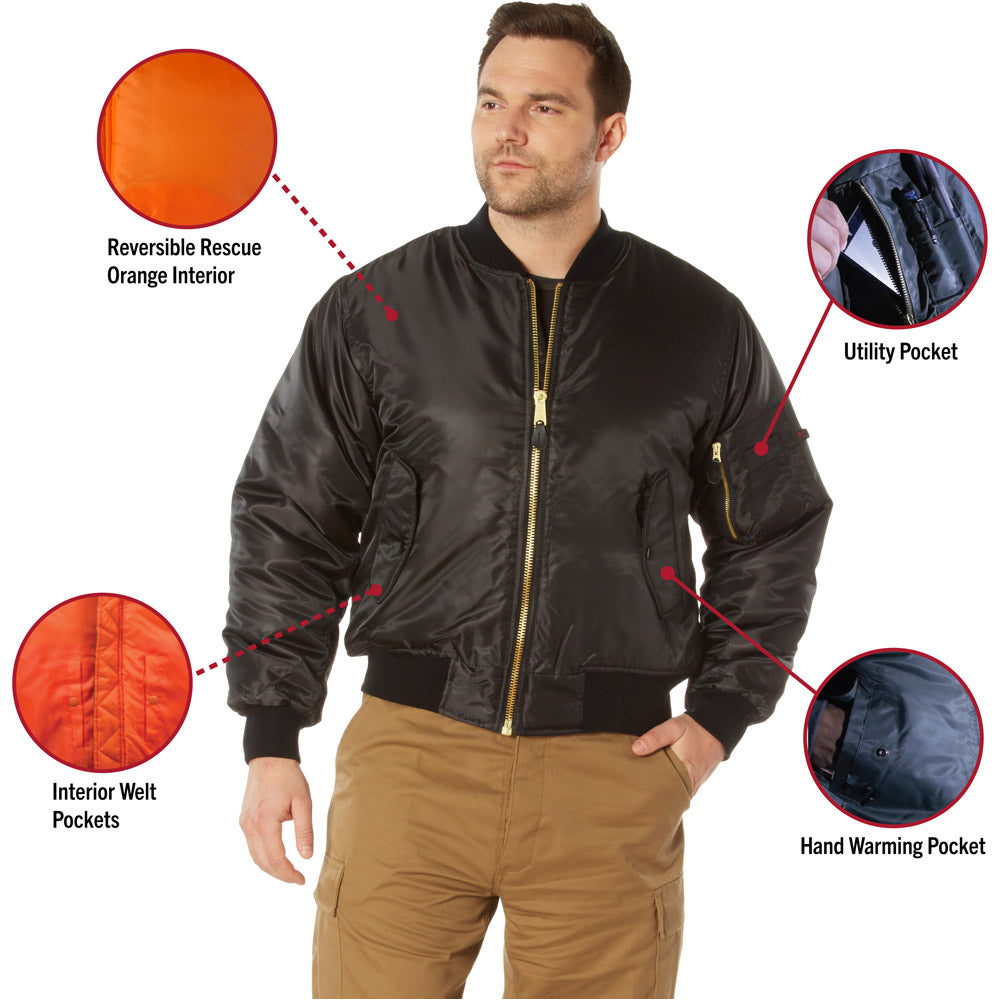 Navy Blue MA-1 Flight Jacket Navy Blue MA-1 Flight Jacket