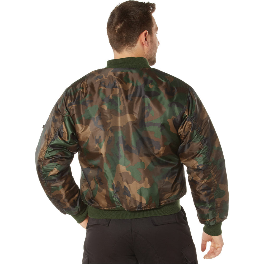 Woodland Camo MA-1 Flight Jacket