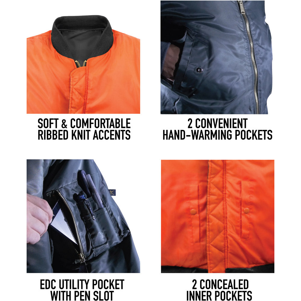 Woodland Camo MA-1 Bomber Jacket