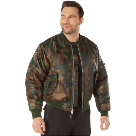 Woodland Camo MA-1 Flight Jacket