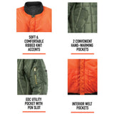 Rothco Quilted MA-1 Style Flight Jacket