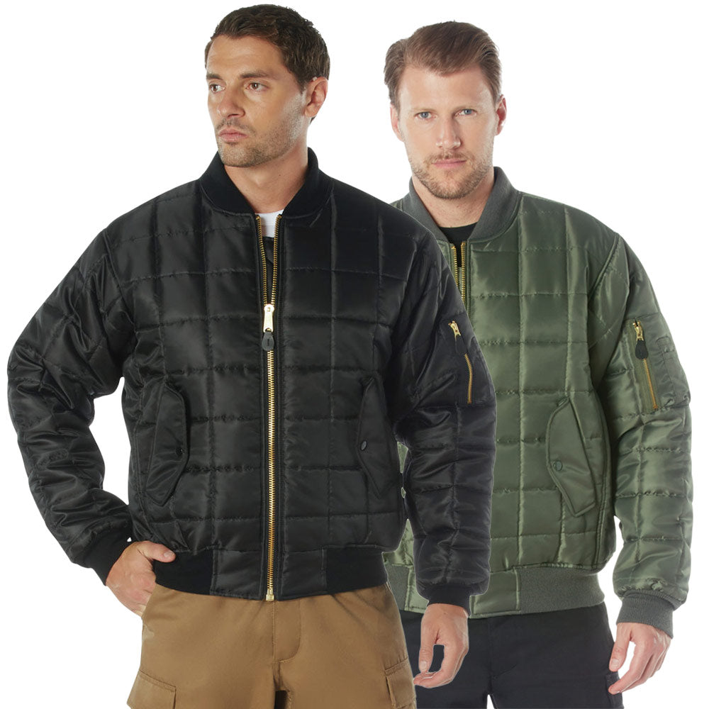 Rothco Quilted MA-1: Modern Updated Bomber Jacket Style