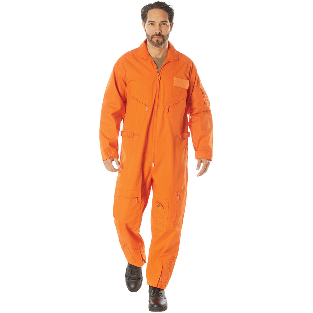 Orange Military Style Work Coveralls