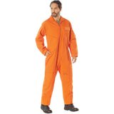 Orange Military Style Work Coveralls