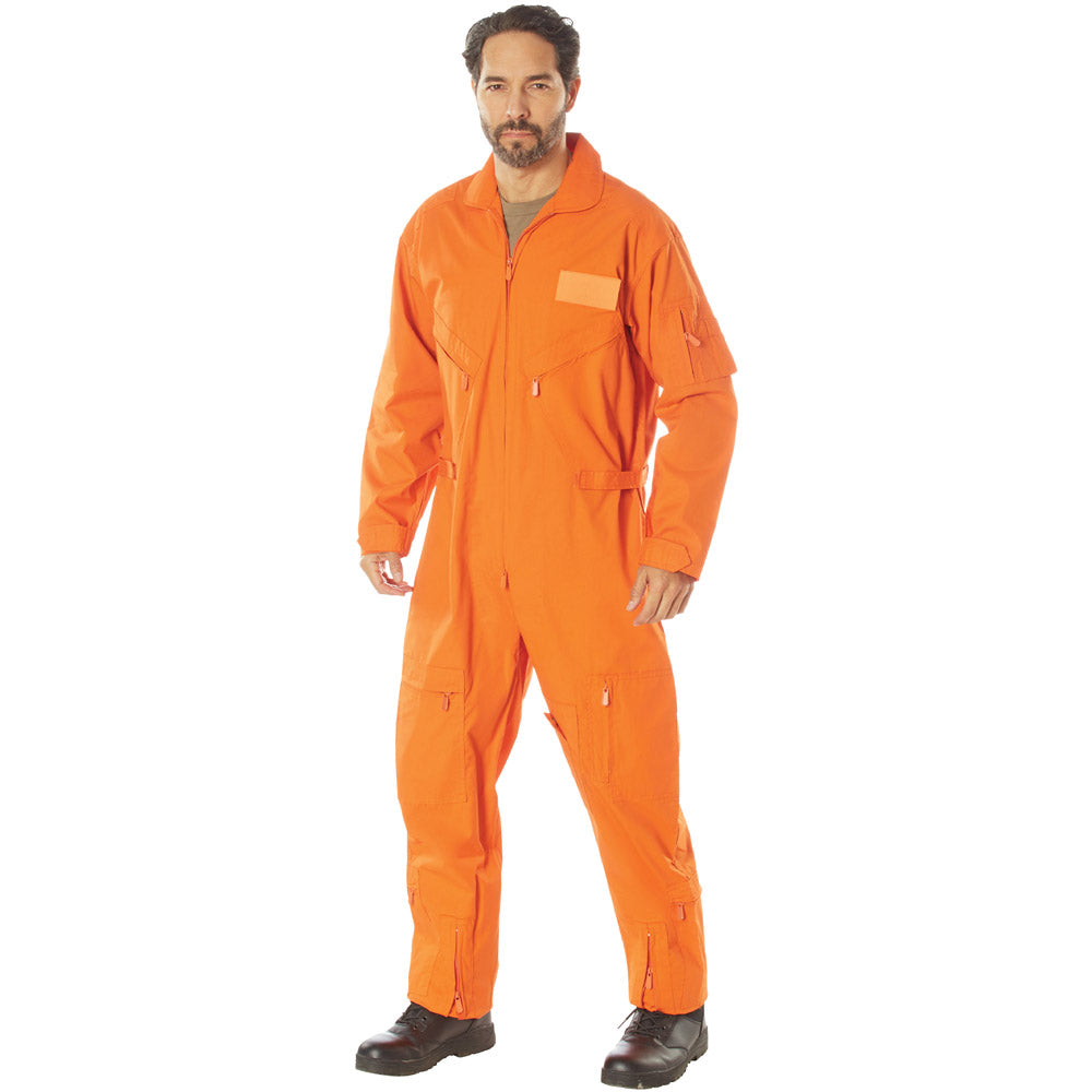 Orange Military Style Work Coveralls