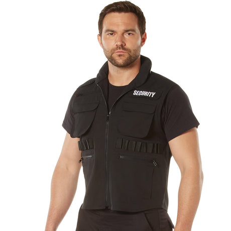 Security Print Black Ranger Vest