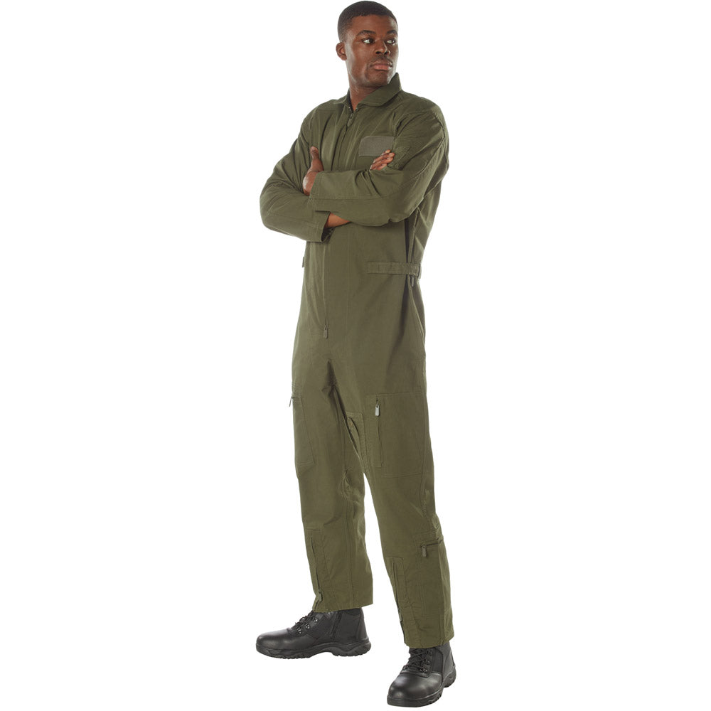 Olive Drab Military Style Work Coveralls