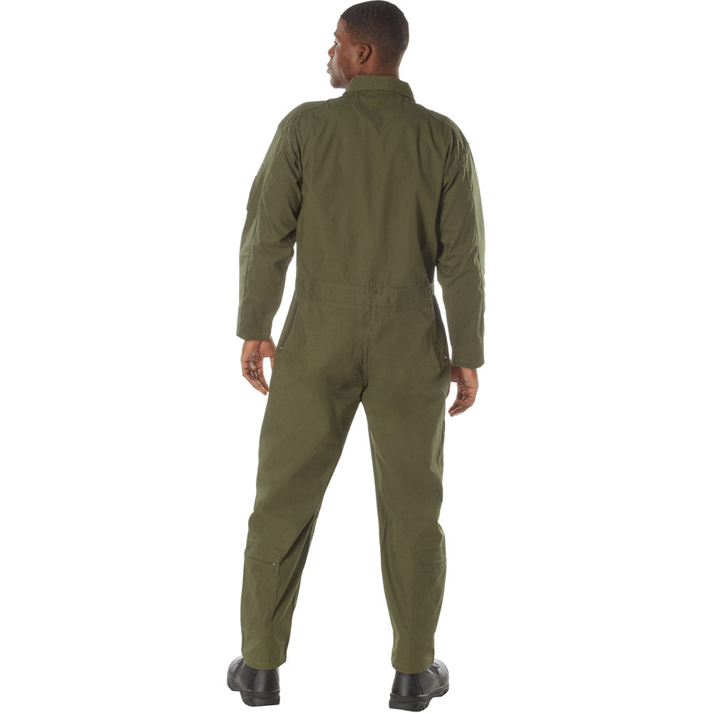 Olive Drab Military Style Work Coveralls