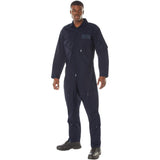 Navy Blue Military Style Work Coveralls