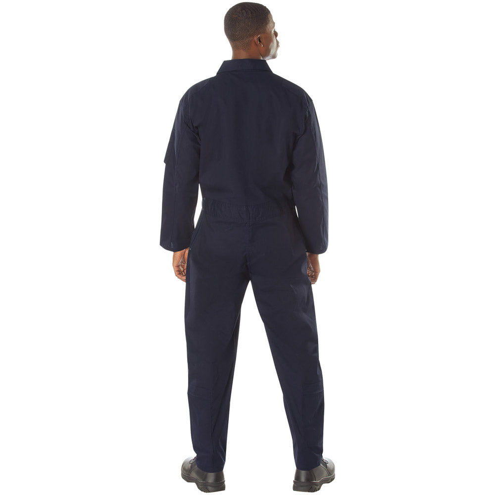 Navy Blue Military Style Work Coveralls