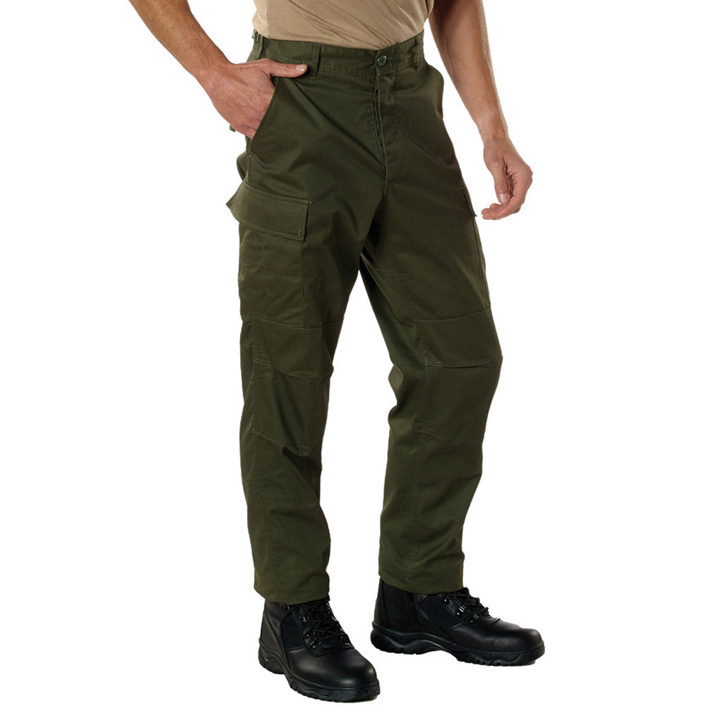 Olive Drab Basic BDU Military Cargo Pants