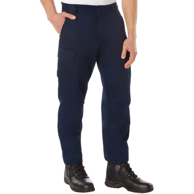 Navy Blue Basic BDU Military Cargo Pants