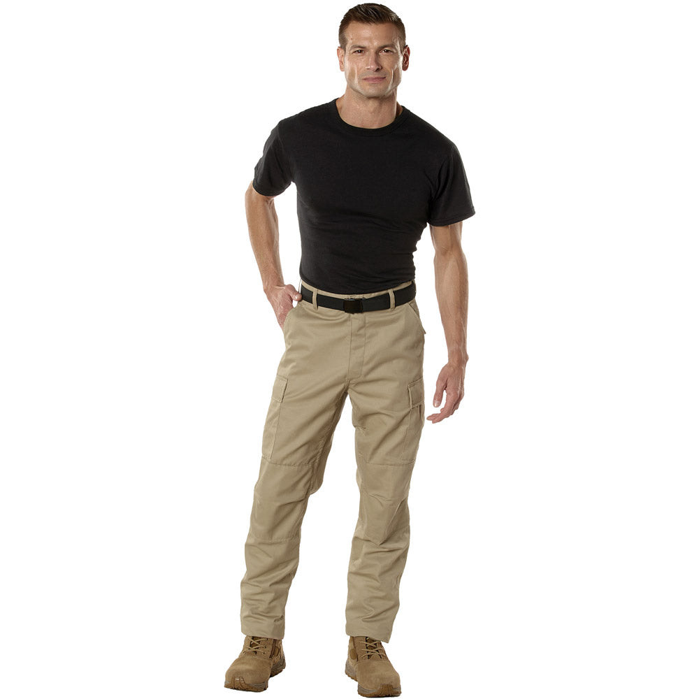 Khaki Basic BDU Military Cargo Pants